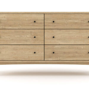modern 6-Drawer Wide Dresser