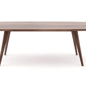 Solid Wood Dining Table C Boat-Shape Top 84/111