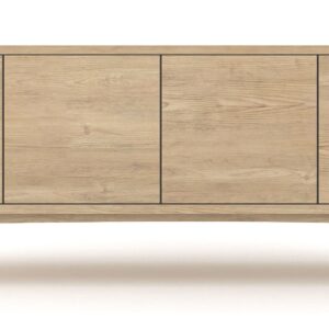 Four-Door Solid Wood Credenza