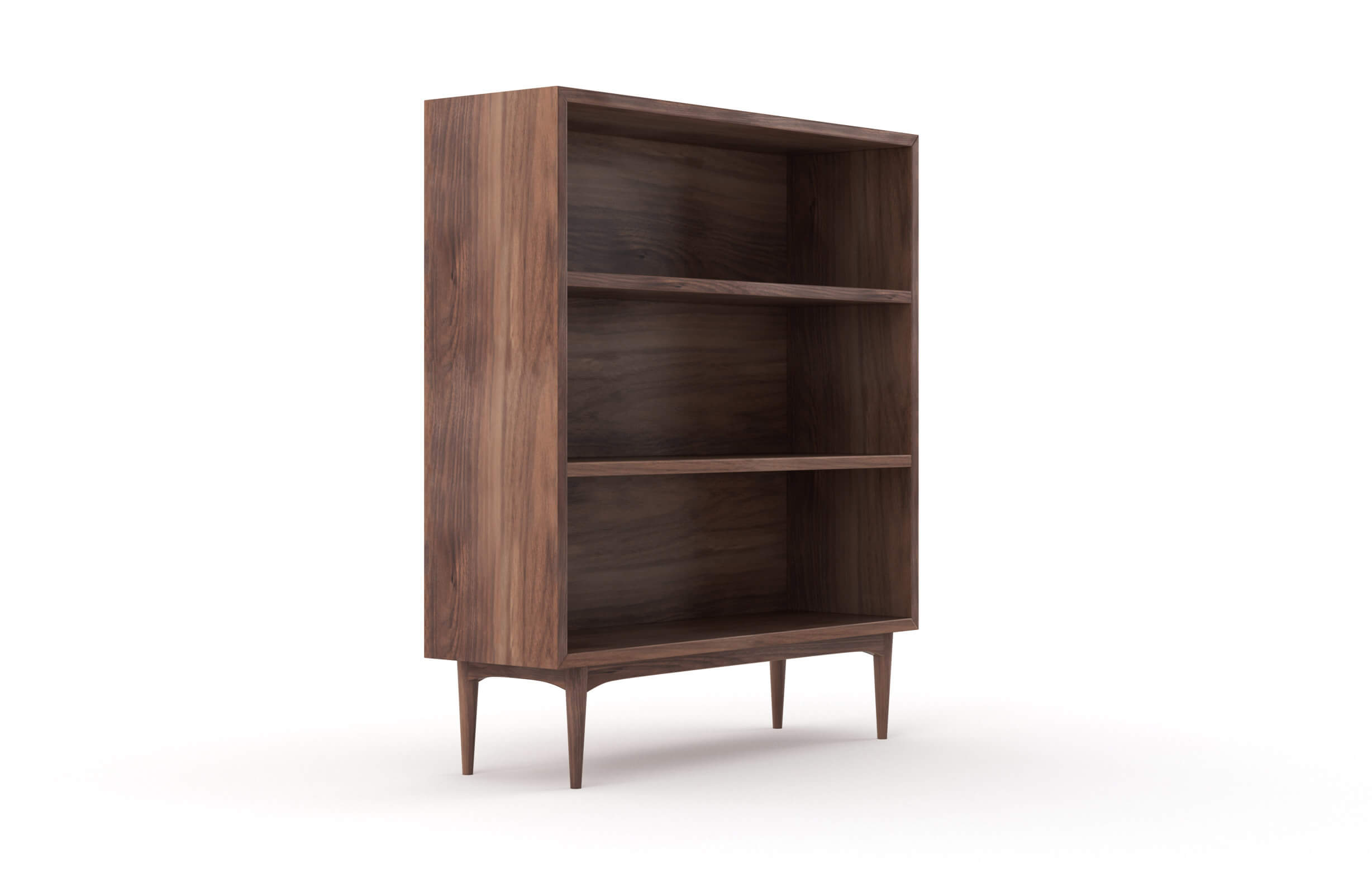 Solid Wood 3-Tier Display Shelf