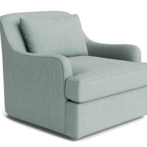 modern Swivel Chair in Natural Latex