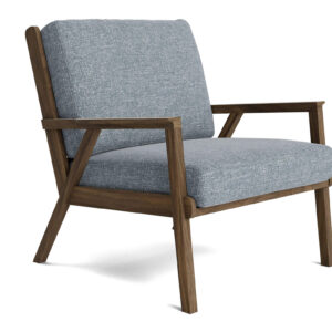 modern Accent Chair in Natural Latex