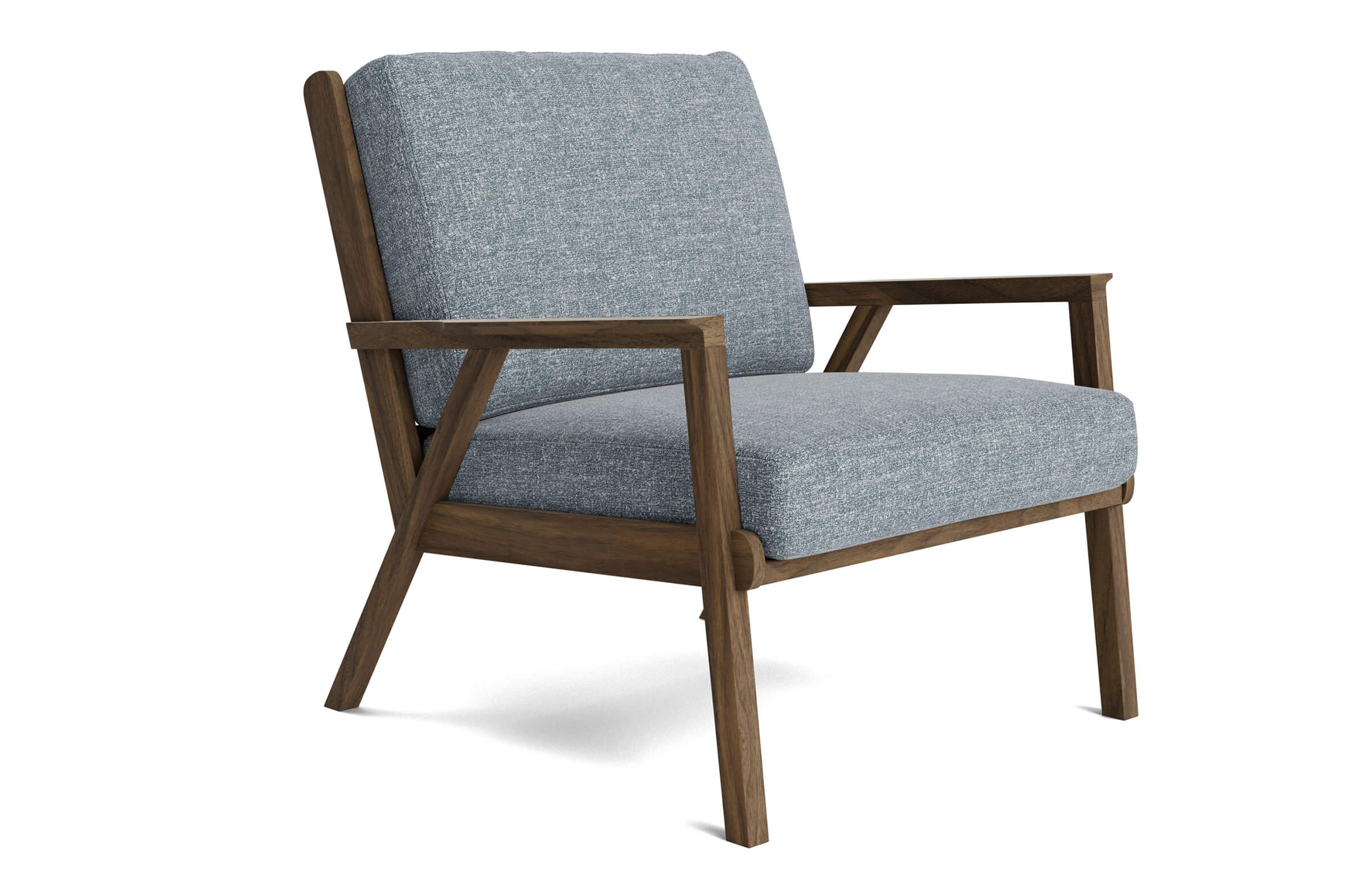 modern Accent Chair in Natural Latex